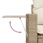 vidaXL Set de sofás de jardín 9 pzas con cojines ratán sintético beige vidaXL Set de sofás de jardín 9 pzas con cojines ratán sintético beige