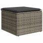 vidaXL Set de sofás de jardín 10 pzas con cojines ratán sintético gris vidaXL Set de sofás de jardín 10 pzas con cojines ratán sintético gris