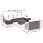 vidaXL Set de sofás de jardín 10 pzas con cojines ratán sintético gris vidaXL Set de sofás de jardín 10 pzas con cojines ratán sintético gris