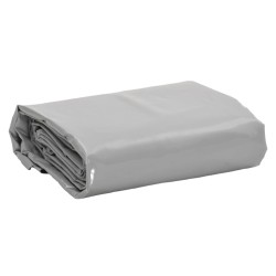 vidaXL Lona gris 5x5 m 600 g/m²