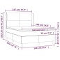 vidaXL Cama box spring con colchón cuero sintético crema 140x190 cm vidaXL Cama box spring con colchón cuero sintético crema 140x190 cm