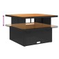 vidaXL Set comedor de jardín 2 pzas con cojines ratán sintético negro vidaXL Set comedor de jardín 2 pzas con cojines ratán sintético negro