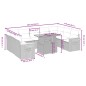 vidaXL Set de sofás de jardín 10 pzas cojines ratán sintético negro vidaXL Set de sofás de jardín 10 pzas cojines ratán sintético negro