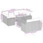 vidaXL Set de sofás de jardín 11 pzas y cojines ratán sintético negro vidaXL Set de sofás de jardín 11 pzas y cojines ratán sintético negro