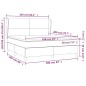 vidaXL Cama box spring con colchón cuero sintético crema 160x200 cm vidaXL Cama box spring con colchón cuero sintético crema 160x200 cm