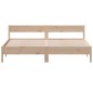 vidaXL Estructura de cama con cabecero madera maciza de pino 200x200cm vidaXL Estructura de cama con cabecero madera maciza de pino 200x200cm