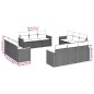 vidaXL Juego de sofás jardín con cojines beige mezcla 12 pzas ratán PE vidaXL Juego de sofás jardín con cojines beige mezcla 12 pzas ratán PE