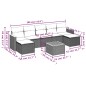 vidaXL Set de sofás de jardín 8 piezas y cojines ratán sintético negro vidaXL Set de sofás de jardín 8 piezas y cojines ratán sintético negro