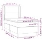 vidaXL Cama box spring con colchón cuero sintético negro 80x200 cm vidaXL Cama box spring con colchón cuero sintético negro 80x200 cm