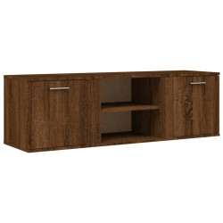 vidaXL Mueble de TV madera de ingeniería marrón roble 120x34x37 cm