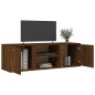 vidaXL Mueble de TV madera de ingeniería marrón roble 120x34x37 cm vidaXL Mueble de TV madera de ingeniería marrón roble 120x34x37 cm