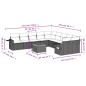 vidaXL Set de sofás de jardín 11pzas con cojines ratán sintético beige vidaXL Set de sofás de jardín 11pzas con cojines ratán sintético beige