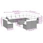 vidaXL Set de sofás de jardín y cojines 13 pzas ratán sintético negro vidaXL Set de sofás de jardín y cojines 13 pzas ratán sintético negro