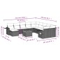 vidaXL Set de sofás de jardín 14 pzas con cojines ratán sintético gris vidaXL Set de sofás de jardín 14 pzas con cojines ratán sintético gris