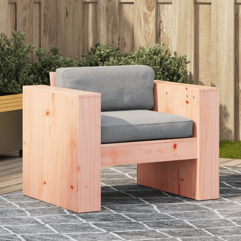 vidaXL Sofá de jardín madera maciza Douglas 79x60x62 cm