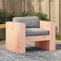 vidaXL Sofá de jardín madera maciza Douglas 79x60x62 cm