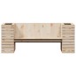 vidaXL Banco con jardineras madera maciza de pino 167,5x60x65 cm vidaXL Banco con jardineras madera maciza de pino 167,5x60x65 cm