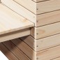 vidaXL Banco con jardineras madera maciza de pino 167,5x60x65 cm vidaXL Banco con jardineras madera maciza de pino 167,5x60x65 cm