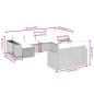 vidaXL Set de sofás de jardín 10 pzas cojines ratán sintético negro vidaXL Set de sofás de jardín 10 pzas cojines ratán sintético negro