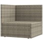 vidaXL Set de muebles de jardín 7 pzas y cojines ratán sintético gris vidaXL Set de muebles de jardín 7 pzas y cojines ratán sintético gris