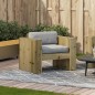 vidaXL Sofá de jardín madera de pino impregnada 79x60x62 cm vidaXL Sofá de jardín madera de pino impregnada 79x60x62 cm