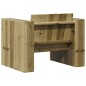 vidaXL Sofá de jardín madera de pino impregnada 79x60x62 cm vidaXL Sofá de jardín madera de pino impregnada 79x60x62 cm