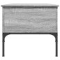 vidaXL Mesa de centro madera ingeniería metal gris Sonoma 100x50x45cm vidaXL Mesa de centro madera ingeniería metal gris Sonoma 100x50x45cm