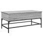 vidaXL Mesa de centro madera ingeniería metal gris Sonoma 100x50x45 cm vidaXL Mesa de centro madera ingeniería metal gris Sonoma 100x50x45 cm