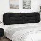 vidaXL Cabecero de cama acolchado cuero sintético negro 200 cm vidaXL Cabecero de cama acolchado cuero sintético negro 200 cm