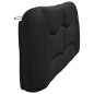 vidaXL Cabecero de cama acolchado cuero sintético negro 200 cm vidaXL Cabecero de cama acolchado cuero sintético negro 200 cm