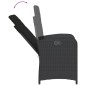 vidaXL Set de muebles jardín 5 pzas con cojines ratán sintético negro vidaXL Set de muebles jardín 5 pzas con cojines ratán sintético negro