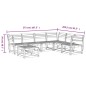 vidaXL Juego de muebles de jardín 7 piezas madera maciza de pino vidaXL Juego de muebles de jardín 7 piezas madera maciza de pino