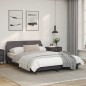 vidaXL Estructura de cama con cabecero cuero sintético gris 120x200cm vidaXL Estructura de cama con cabecero cuero sintético gris 120x200cm