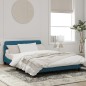 vidaXL Estructura de cama con cabecero terciopelo azul 120x200 cm vidaXL Estructura de cama con cabecero terciopelo azul 120x200 cm
