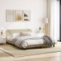 vidaXL Estructura de cama con cabecero de tela color crema 160x200 cm vidaXL Estructura de cama con cabecero de tela color crema 160x200 cm