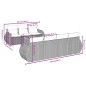 vidaXL Set de sofás de jardín 8 piezas y cojines ratán sintético negro vidaXL Set de sofás de jardín 8 piezas y cojines ratán sintético negro