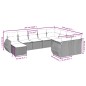 vidaXL Juego de sofás jardín con cojines beige 10 pzas ratán sintético vidaXL Juego de sofás jardín con cojines beige 10 pzas ratán sintético