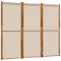 vidaXL Biombo divisor de 3 paneles gris taupe 210x180 cm vidaXL Biombo divisor de 3 paneles gris taupe 210x180 cm