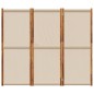 vidaXL Biombo divisor de 3 paneles gris taupe 210x180 cm vidaXL Biombo divisor de 3 paneles gris taupe 210x180 cm