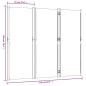 vidaXL Biombo divisor de 3 paneles gris taupe 210x180 cm vidaXL Biombo divisor de 3 paneles gris taupe 210x180 cm