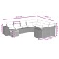vidaXL Juego de sofás jardín con cojines beige 10 pzas ratán sintético vidaXL Juego de sofás jardín con cojines beige 10 pzas ratán sintético