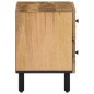 vidaXL Mesitas de noche 2 uds madera maciza de mango 40x33x46 cm vidaXL Mesitas de noche 2 uds madera maciza de mango 40x33x46 cm