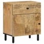 vidaXL Mesita de noche madera maciza de mango 50x33x60 cm vidaXL Mesita de noche madera maciza de mango 50x33x60 cm
