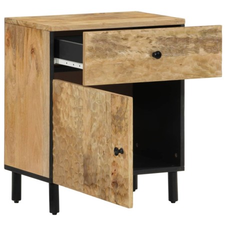 vidaXL Mesita de noche madera maciza de mango 50x33x60 cm