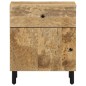 vidaXL Mesita de noche madera maciza de mango 50x33x60 cm vidaXL Mesita de noche madera maciza de mango 50x33x60 cm