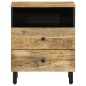 vidaXL Mesita de noche madera maciza de mango 50x33x60 cm vidaXL Mesita de noche madera maciza de mango 50x33x60 cm