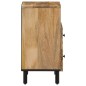 vidaXL Mesita de noche madera maciza de mango 50x33x60 cm vidaXL Mesita de noche madera maciza de mango 50x33x60 cm