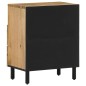 vidaXL Mesita de noche madera maciza de mango 50x33x60 cm vidaXL Mesita de noche madera maciza de mango 50x33x60 cm
