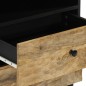 vidaXL Mesita de noche madera maciza de mango 50x33x60 cm vidaXL Mesita de noche madera maciza de mango 50x33x60 cm