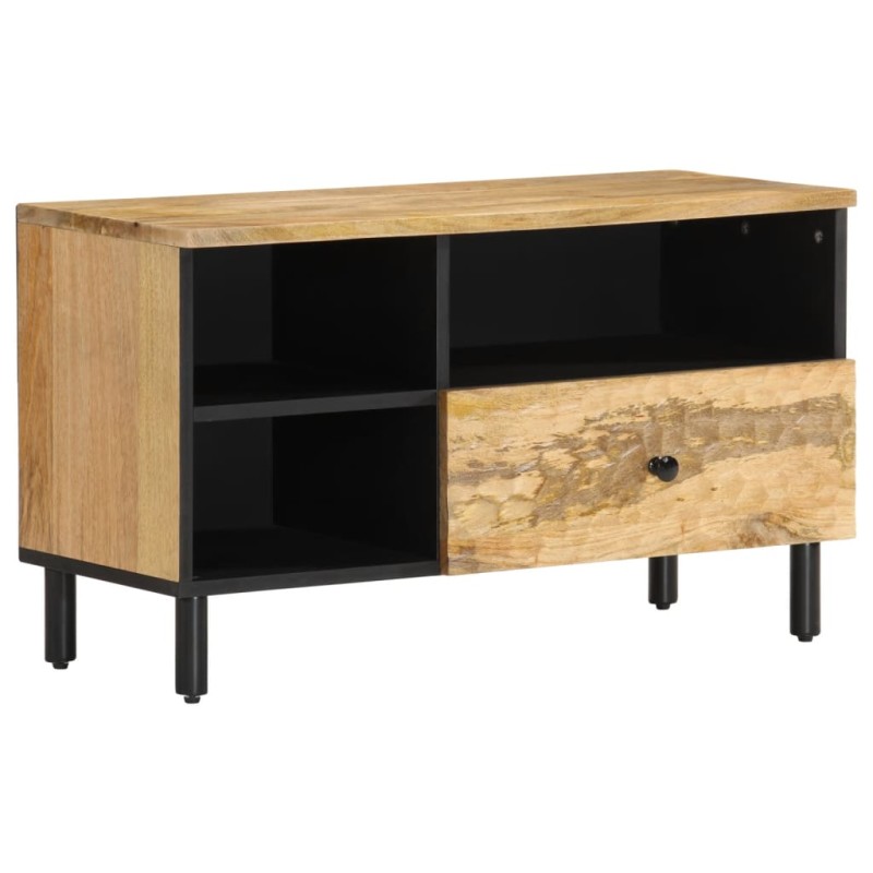 vidaXL Mueble de TV madera maciza de mango 80x33x46 cm vidaXL Mueble de TV madera maciza de mango 80x33x46 cm